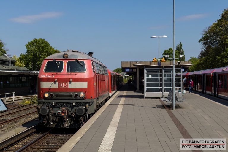 Vorhang auf für die 218 494! Die Bahnfotografen